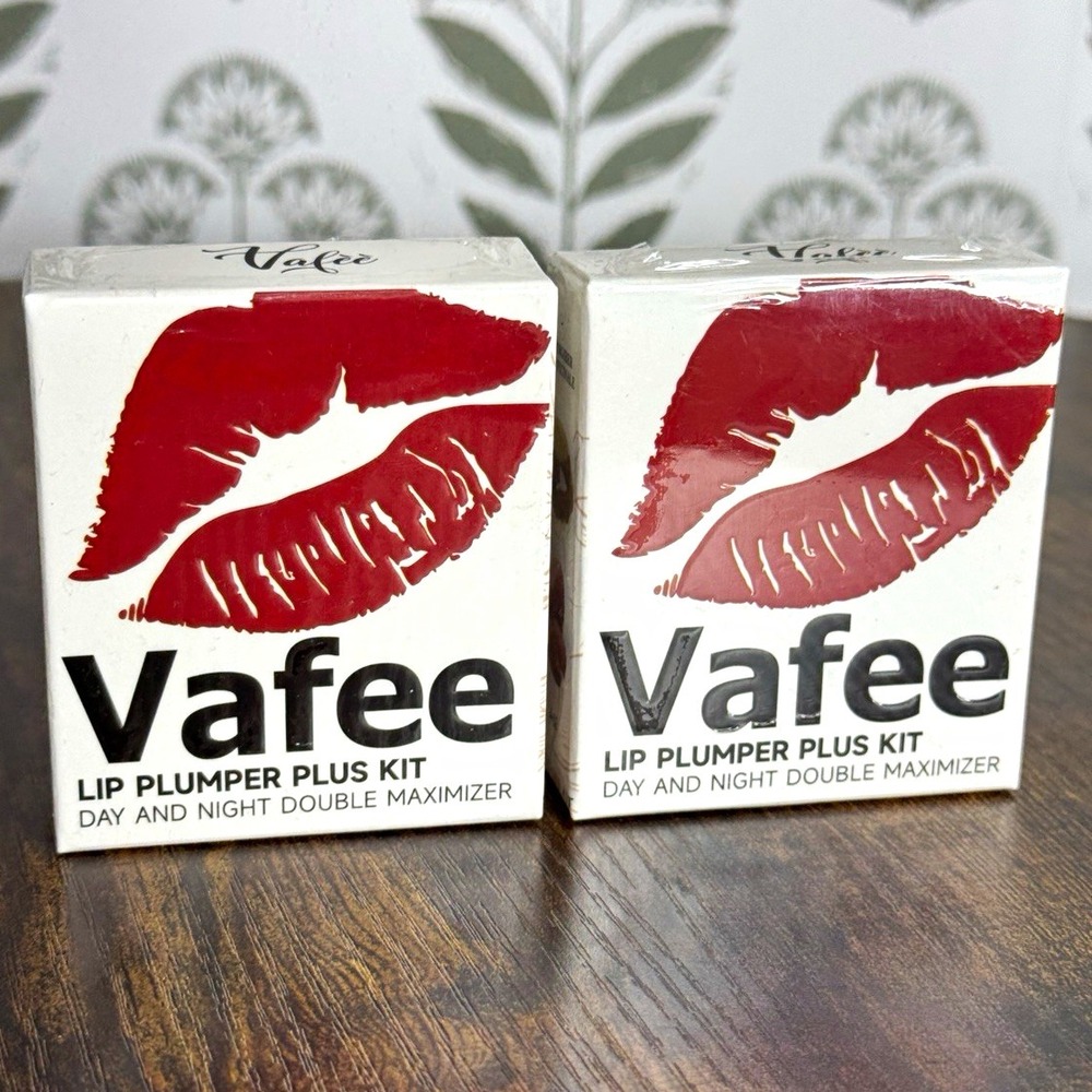 TWO Vafee Lip Plumper Plus Kit Day & Night 8ml A-02 Lip Mask Enhancer New Sealed